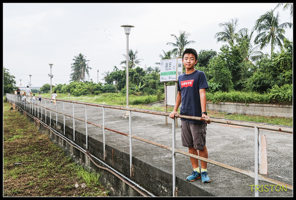 _H1A8564.jpg - 20171004 3671次藍皮普通車+鎮安車站